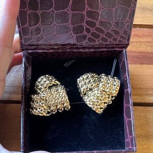 NWT The Lucy Link Studs in Gold